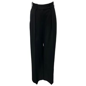 ALEXANDRE VAUTHIER BLACK CREPE DRESS PANTS